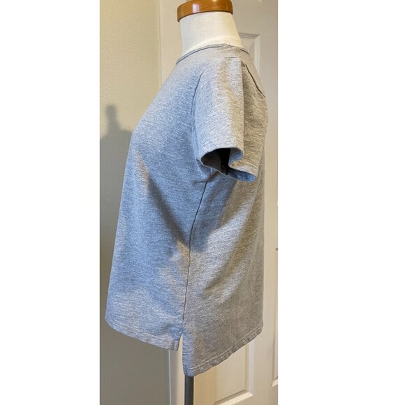 VEER Androgynous Tee T-Shirt Short Sleeve Light Gray Heathered Size M - Picture 2 of 7